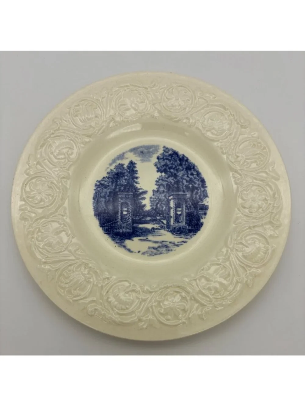 Wedgwood VMI Virginia Military Institute Limit Gates Centennial Plate 1939 6.5in
